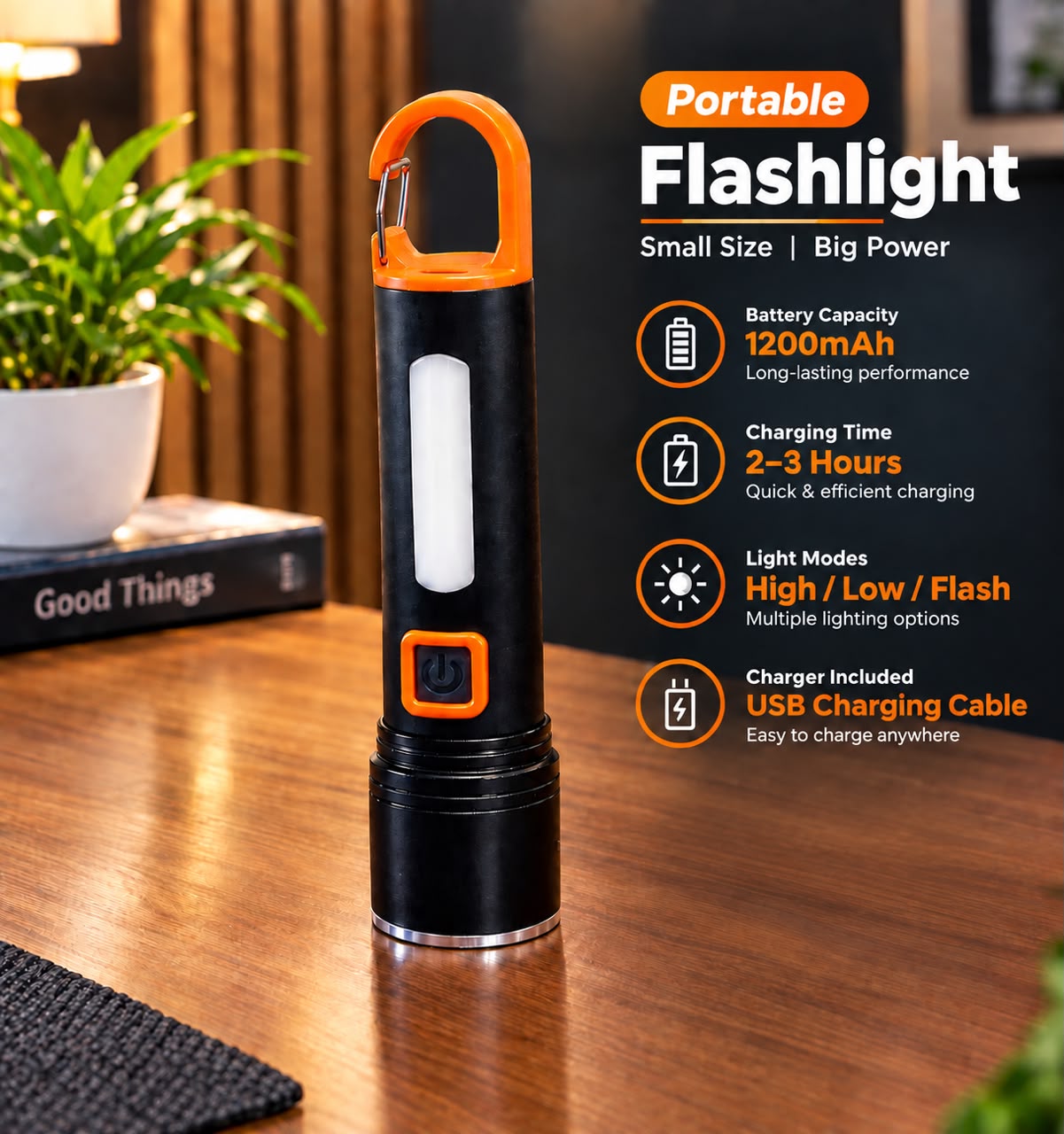 Rechargeable LED Emergency Light