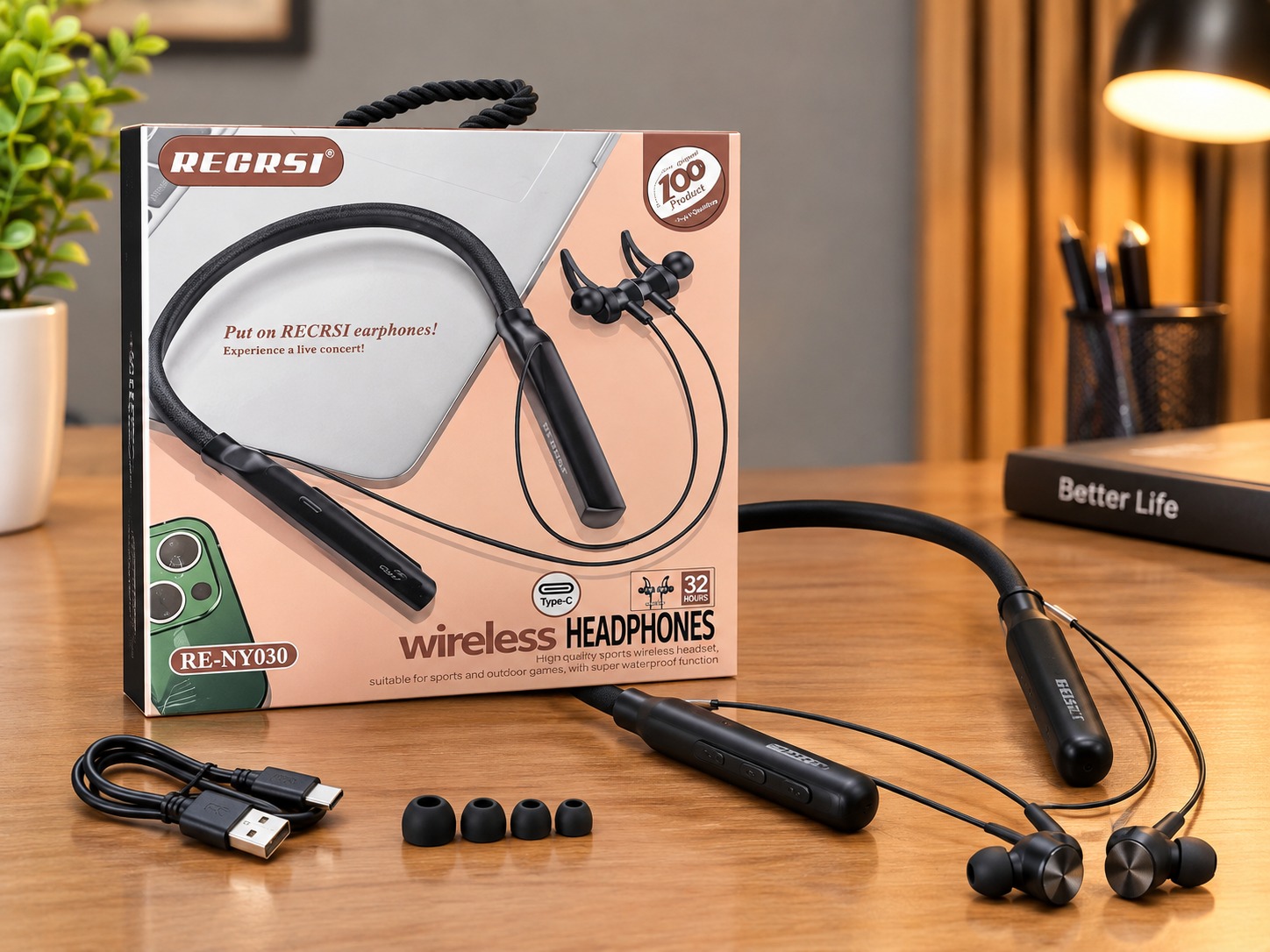 RECRSI RE-NY030 Wireless Neckband - Image 5