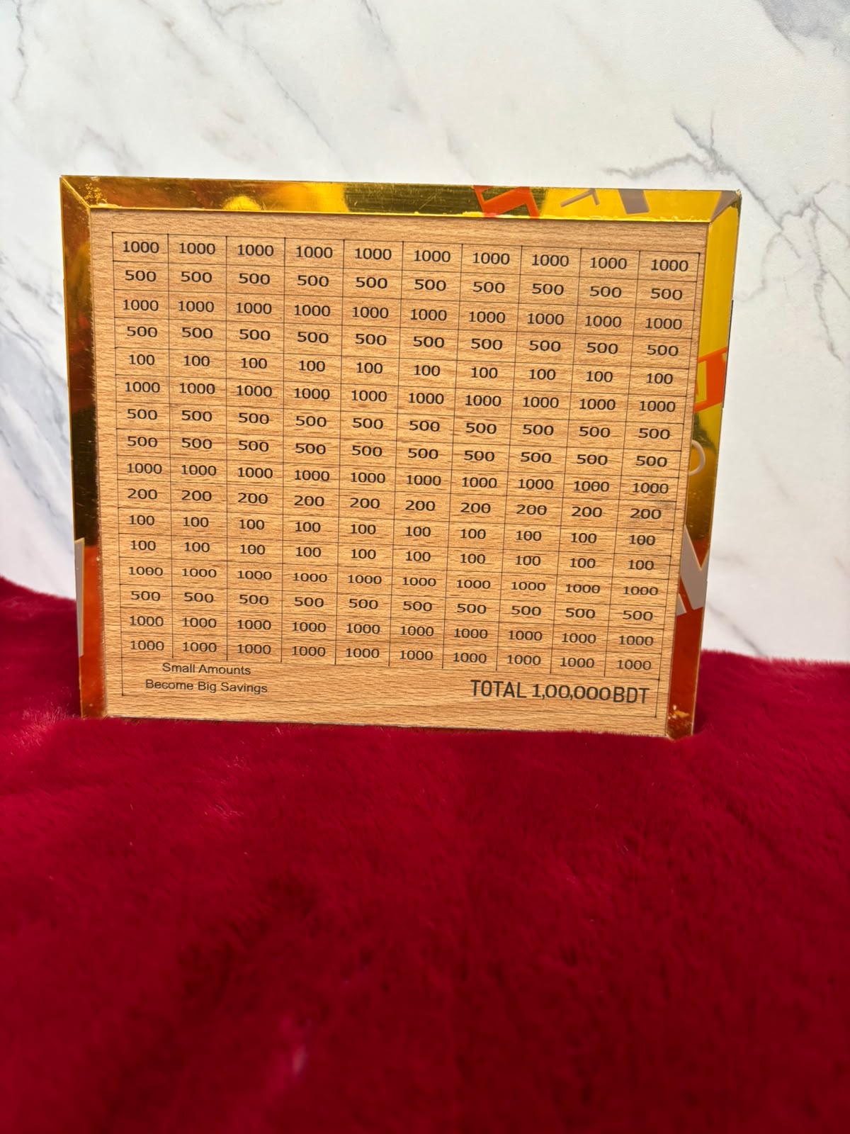 Money Saving Challenge Board – 50K / 100K / 150K - Image 4