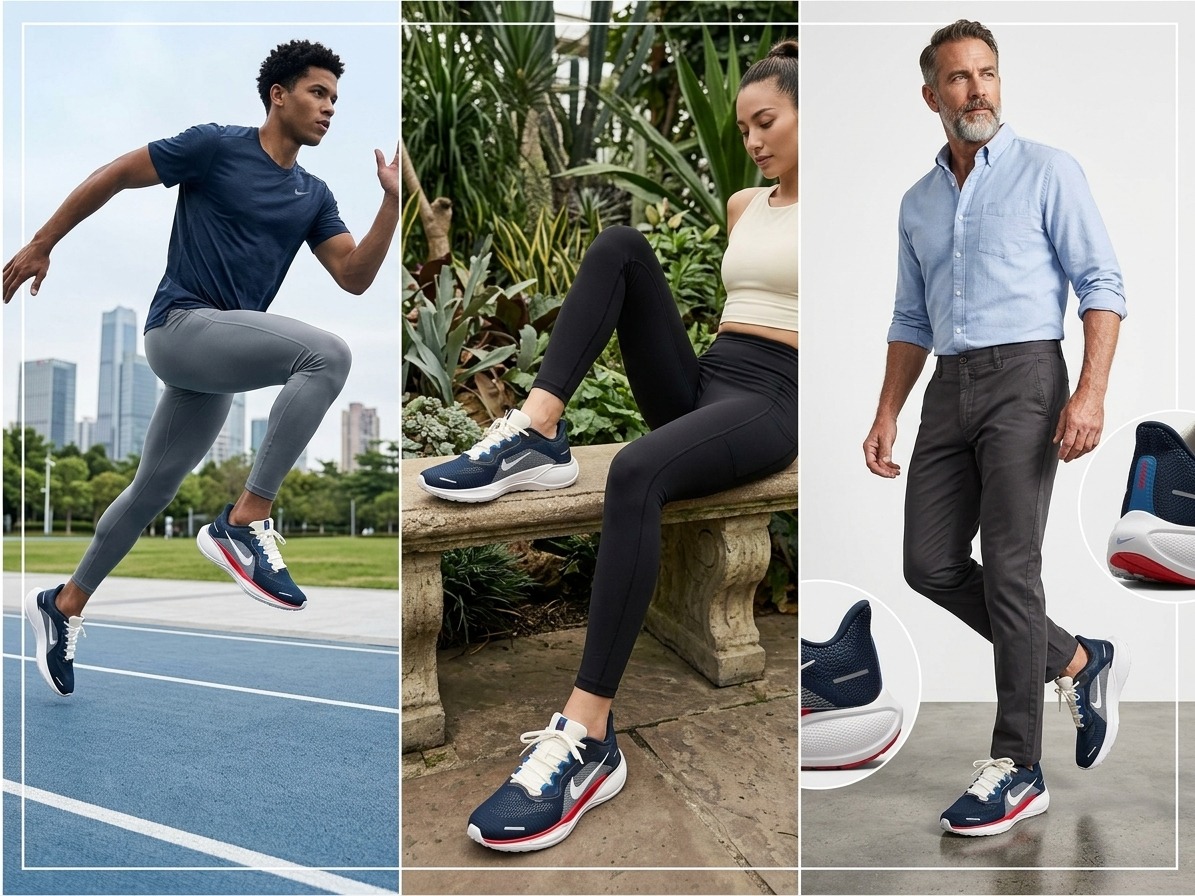 Nike Pegasus Premium Sports Running Shoe - Image 4