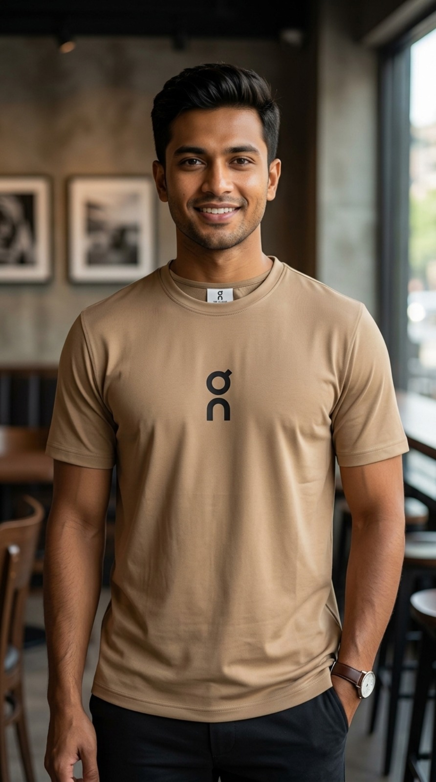 **Premium Men's Minimal Logo T-Shirt - Image 3