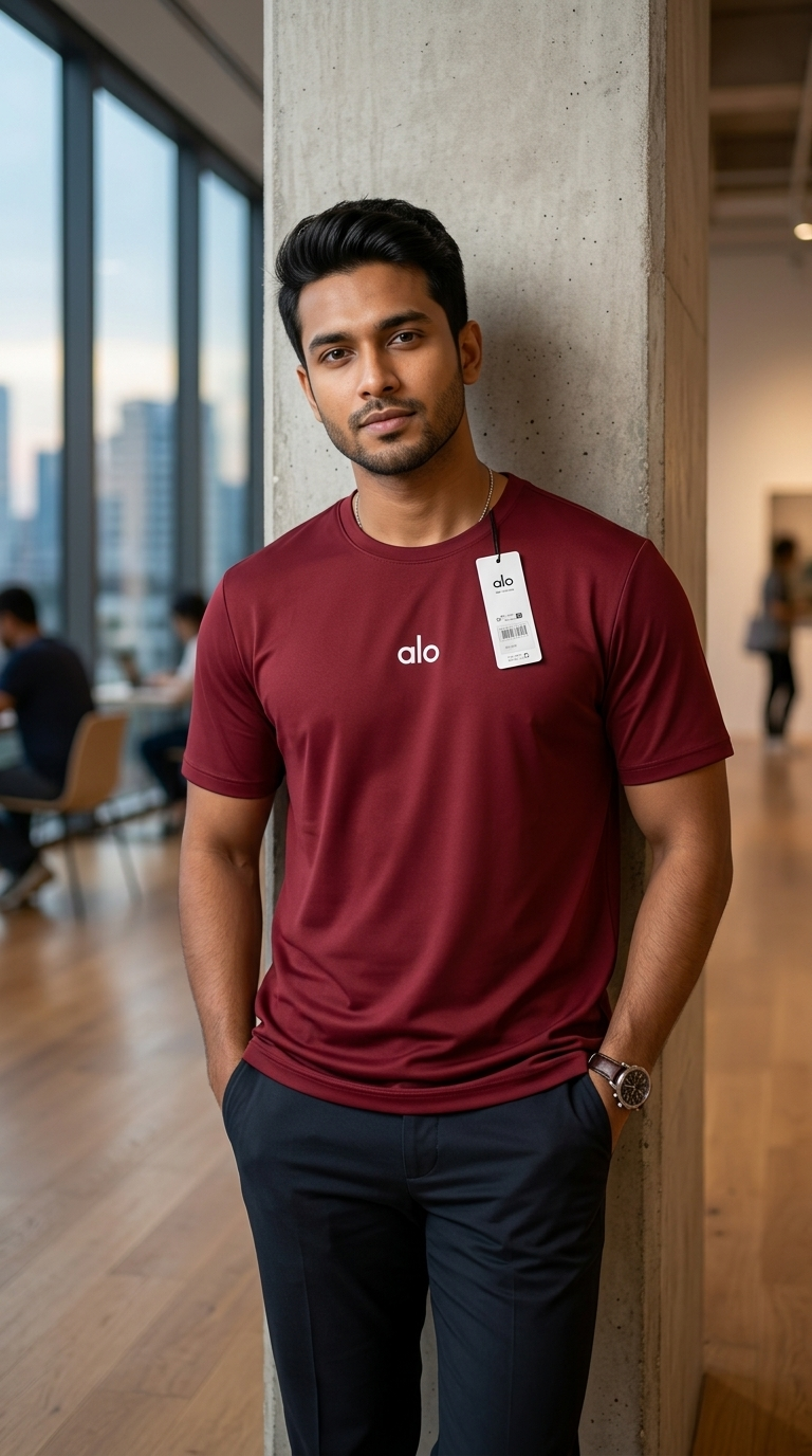 Alo Men’s Premium Logo T-Shirt - Image 3